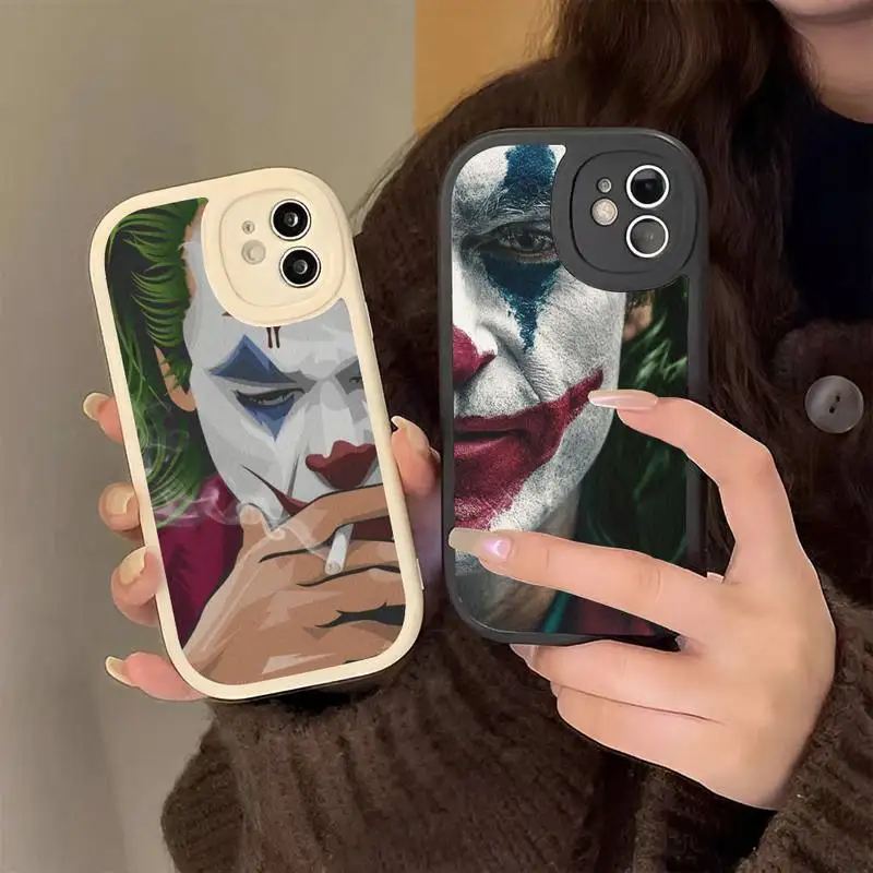 

Happy Face J-Joker Phone Case Hard Leather Phone Case for iPhone 13 12 Mini 11 14 Pro Max Xs X Xr 7 8 Plus 6 6s Se 2022 Cover