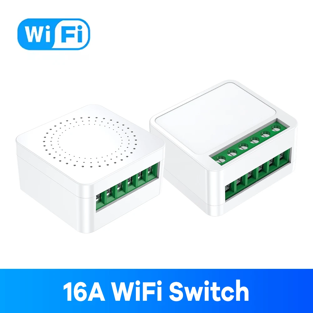 

Tuya Wi-Fi умный переключатель 16А