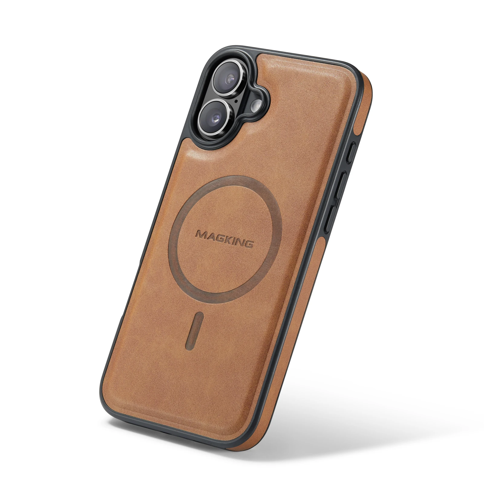 Новый кожаный чехол для телефона Magsafe с защитой от падения iPhone 16 16Pro 16ProMax 15 15Pro 15ProMax