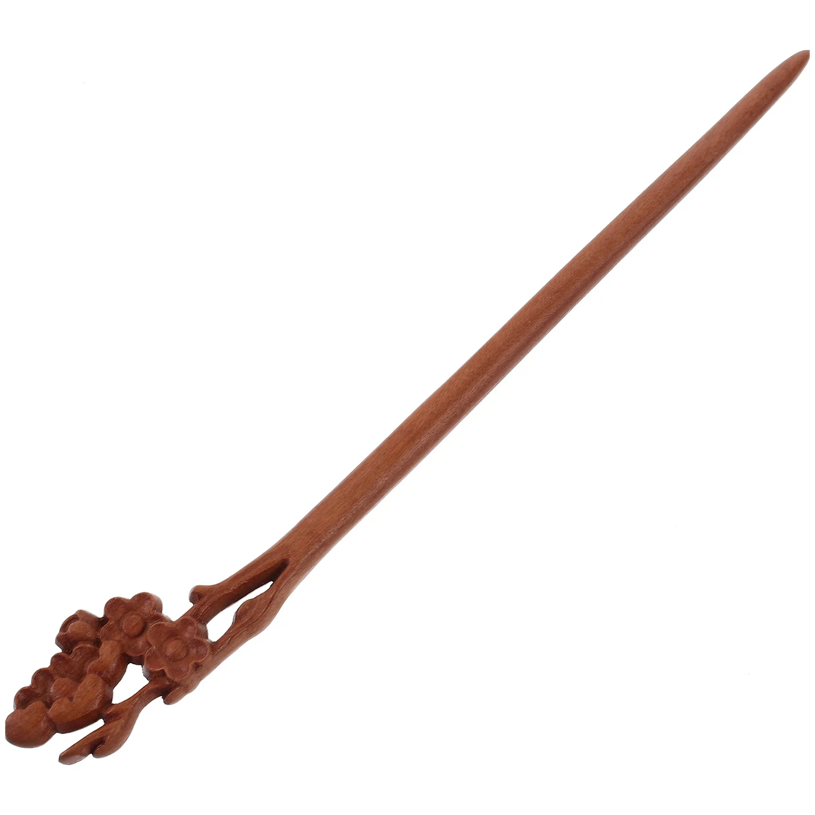 

Peach Wood Hairpin Stick Women Vintage Accessories Girls Barrettes Long Chopsticks Chinese Cheongsam
