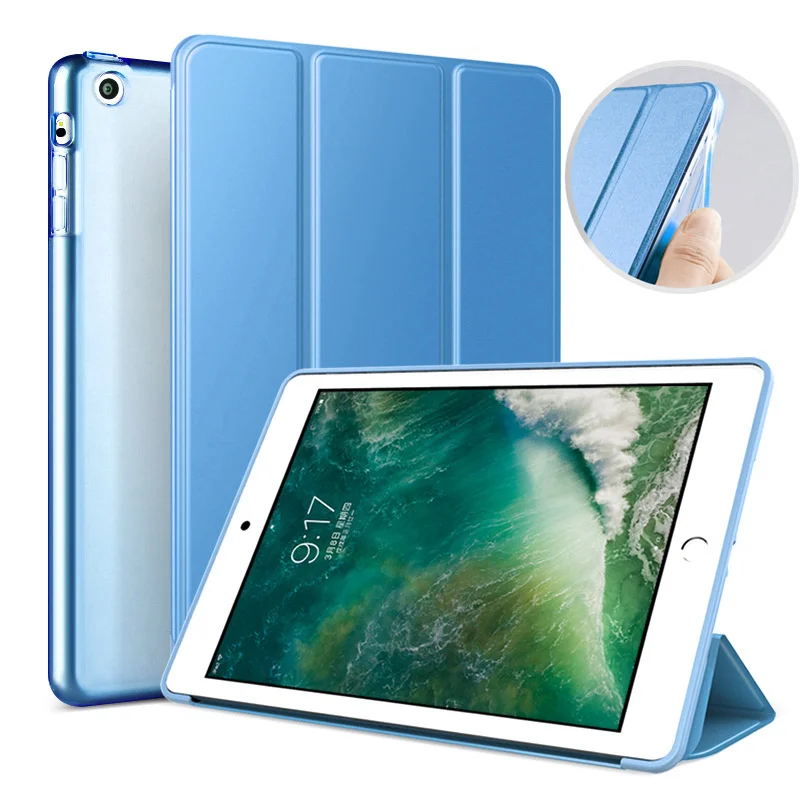 

Smart Sleep Cover For Apple iPad Air 2 air1 9.7 5th 6th Gen 10.2 9th 8th 7th 10.5 Case Luxury PU Leather Tri-fold Wake up Funda