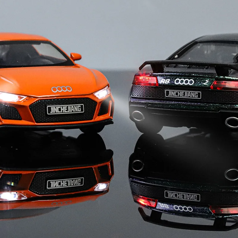1:32 AU R8DI Supercar спортивный автомобиль металлическая модель звук Ранняя Коллекция