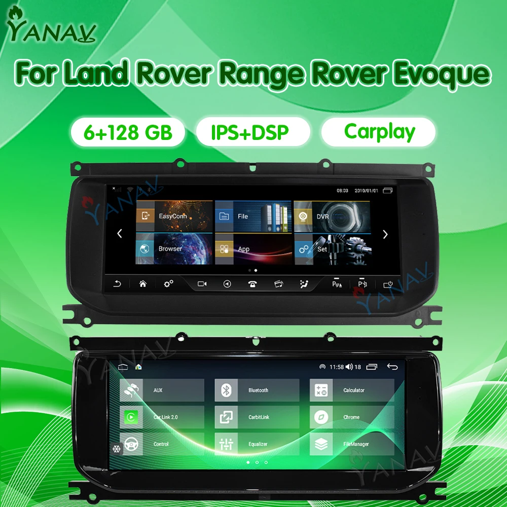 

Android 11 8G+128G Car Radio For Land Rover Range Rover Evoque LRX L538 Harman Bosch Multimedia Player GPS Navigation Head Unit