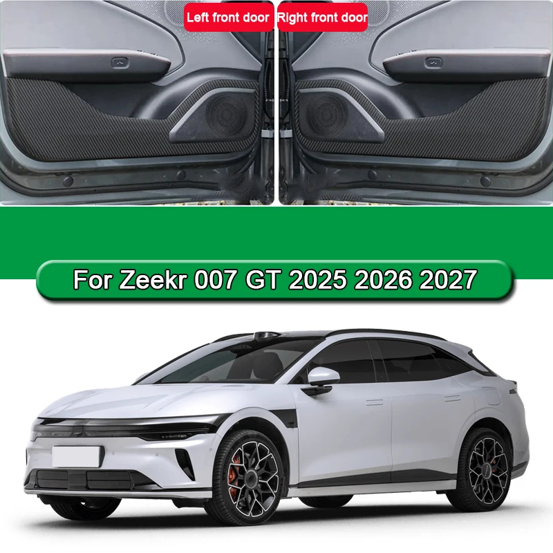 Фото Для Zeekr 007 GT 2025 2026 2027 из искусственной кожи, защитные наклейки на дверь автомобиля, защитная накладка, защитная пленка, автоаксессуары №2
