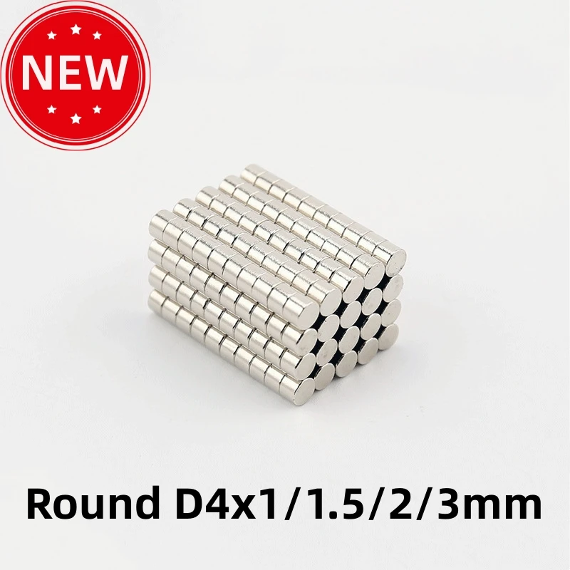 

D4x1/1,5/2/3 мм неодимовый железо борный Сильный магнитный редкоземельный сильный магнит NdFeB Круглый маленький мощный магнит Nic