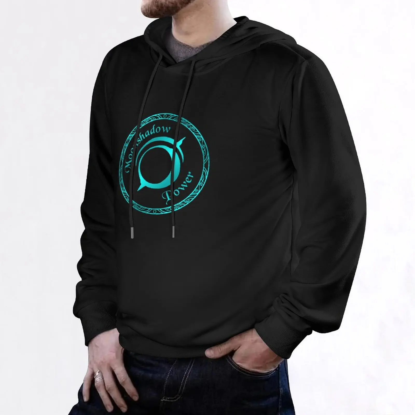 Moonshadow Power! Пуловер с капюшоном одежда для мужчин мужская толстовка спортивные