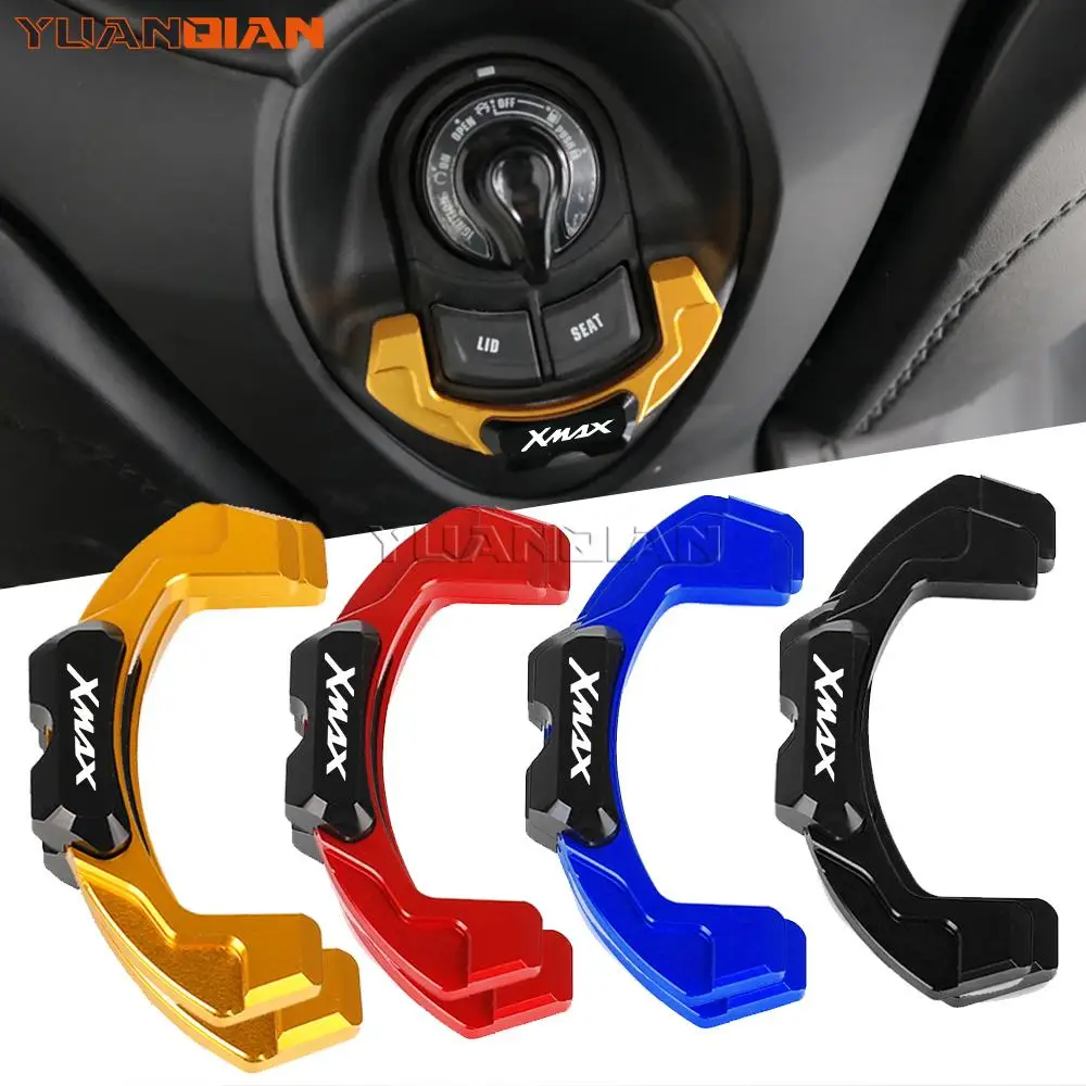 

For Yamaha X-MAX125 X-MAX250 X-MAX300 2017-2022 2023 X-MAX400 XMAX 125 250 X-MAX 300 400 CNC Electric Door Lock Decorative Cover