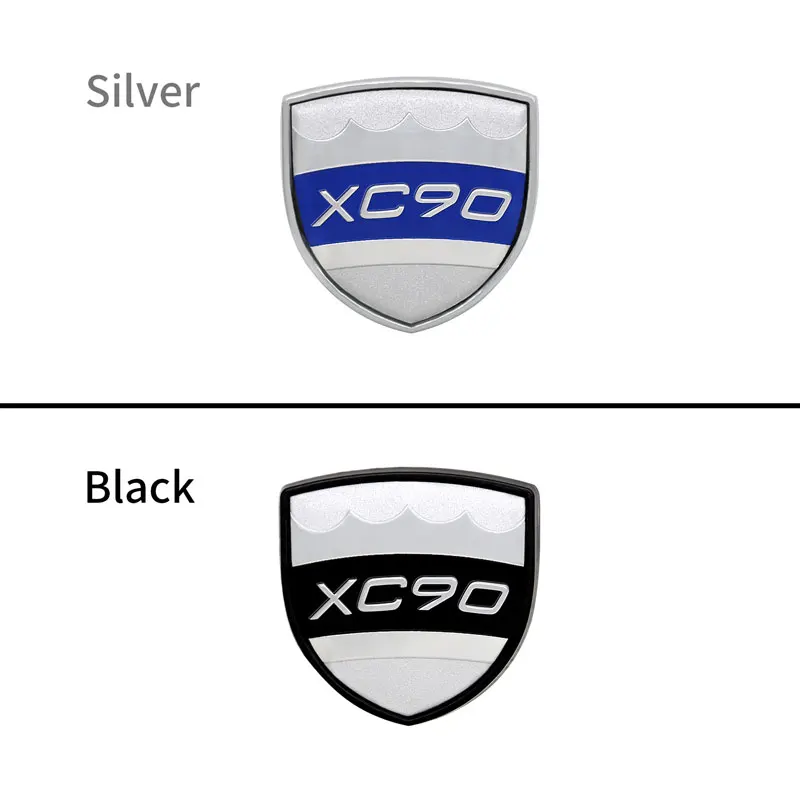 

3D металлическая хромированная наклейка на крыло автомобиля, боковая эмблема, значок для Volvo V40 V60 S90 V90 S60 S80 XC60 XC40 S80L, логотип, автоаксессуары