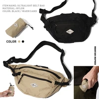 81g portable mini pocket bag ultra light and waterproof waist bag for men for outdoor recreation traveling bags mens sports