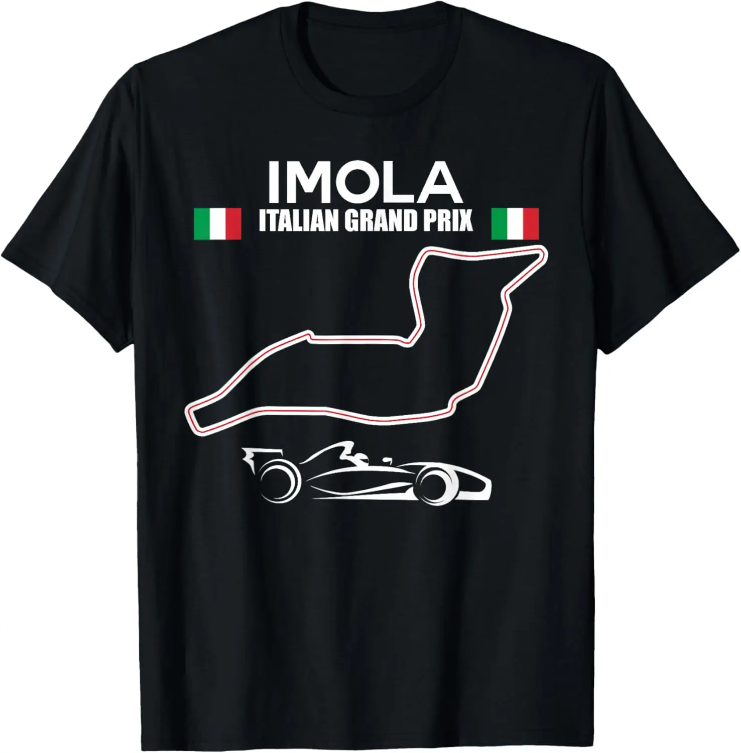 Футболка Imola Circuit Formula Racing Car итальянского Гран-при