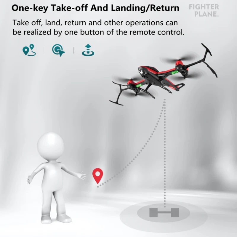 APACHE Altitude Hold helicopter 4K HD WiFi Camera RC Quadcopter APP Control One Key Takeoff/Landing 150M Foldable V10 Drone |