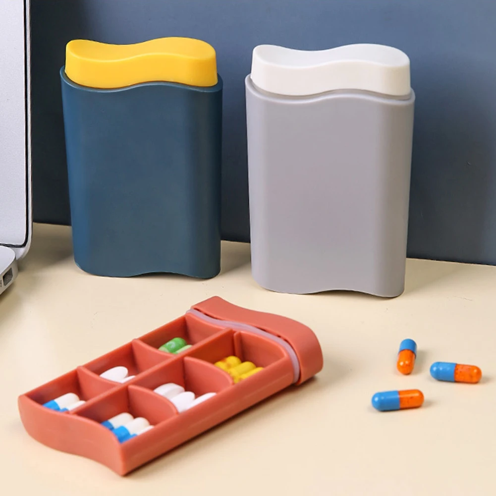

1PCS Fashion Portable Nordic Style Pill Box Tablet Pillbox Dispenser Medicine Boxes Dispensing Medical Kit Organizer