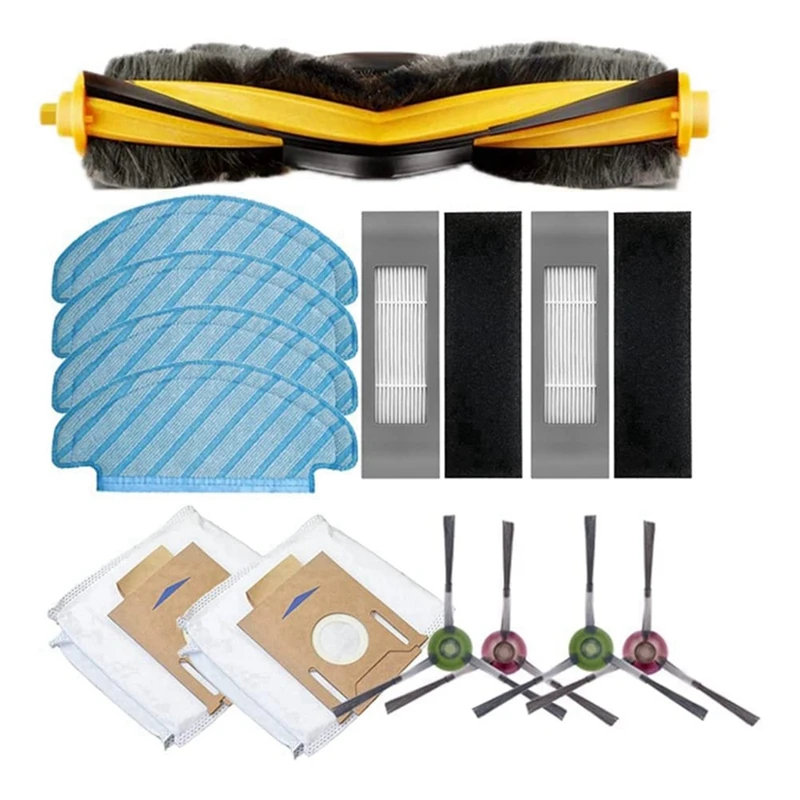 

Мешок для сбора пыли с основной щеткой Для Ecovacs Deebot OZMO 920 950 T5 T8 T8 AIVI N7 N8 Pro T9 T9MAX / T9