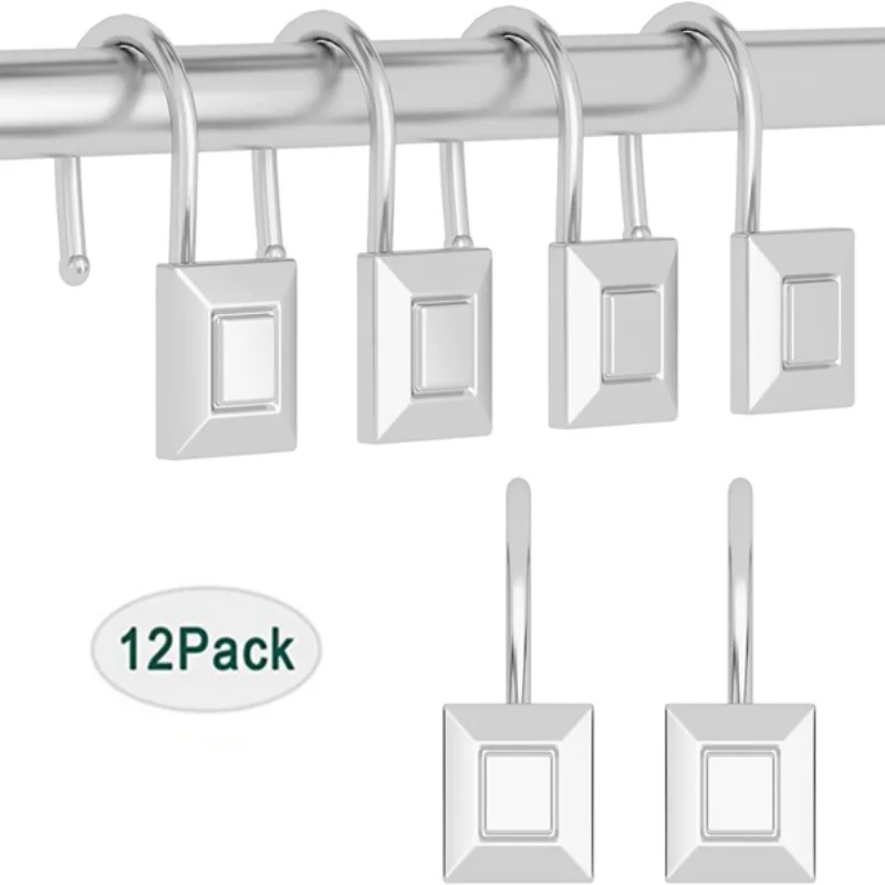 

Bath Curtain Hook Nickel Silver Plating[US Stock]