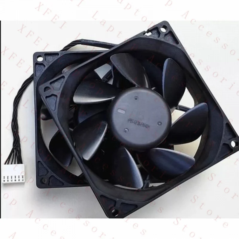 Фото F Рабочая станция Z620 Z820 Z840 12 В постоянного тока с двойным задним вентилятором Delta QUR0912VH для HP 644315-001 №1