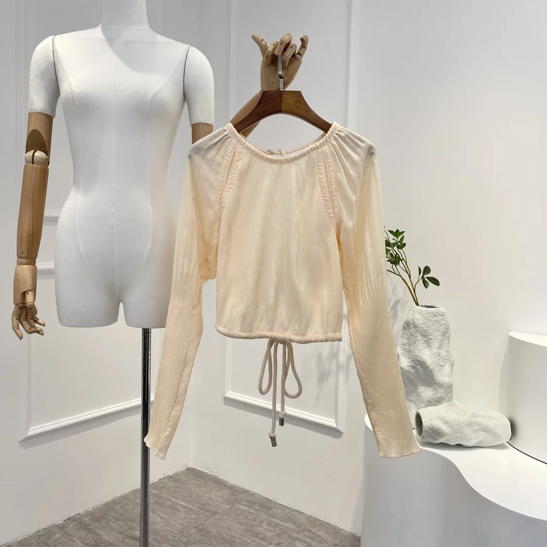 

New Arrival Latest 2023 Spring Summer Top Quality Vintage Blouse Women Set-1