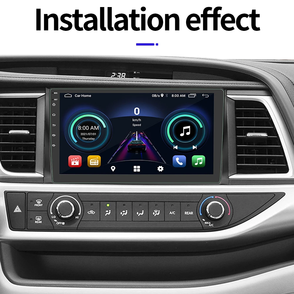 Автомагнитола на Android универсальная мультимедийная система с 7/9/10 &quotэкраном Wi-Fi