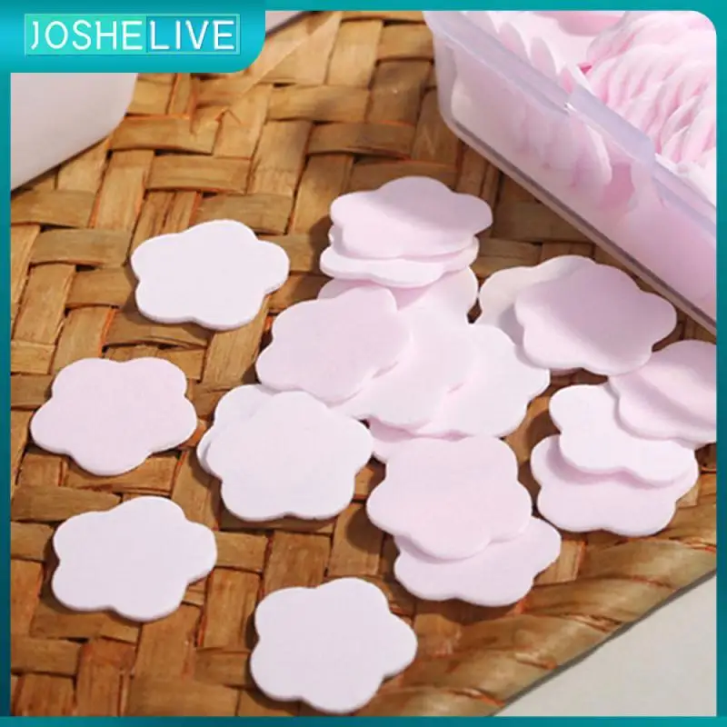 

Mini Petals Hand Washing Table Tablet Portable Soap Paper Bath Hand Washing Slice Student Children Carry Flakes Washing Kitchen