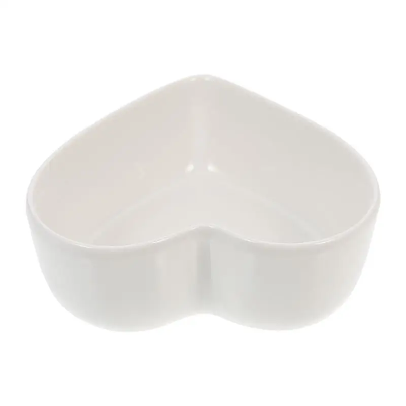 

Ceramic Food Bowl Fruit Bowl Heart Shaped Salad Bowl Food Serving Bowl
