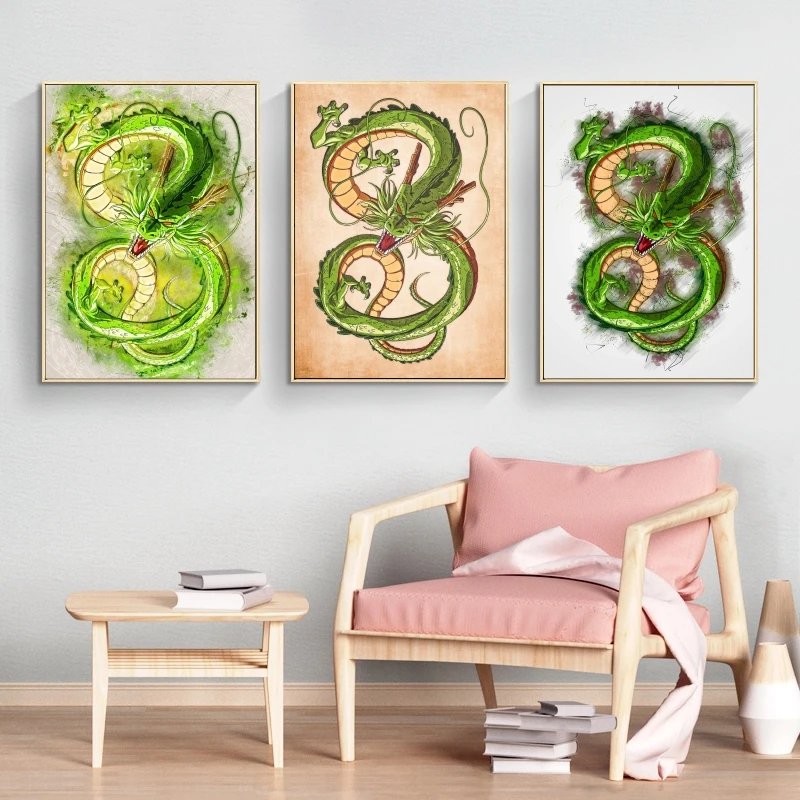 

Canvas Prints Dragon Ball KaKarot Shenron Decoration Paintings Gift Art Poster Home Modern Living Room Cartoon Character Picture
