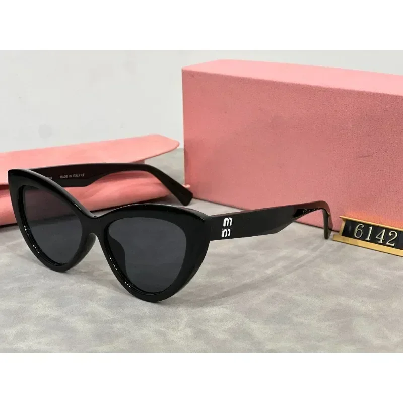 Солнцезащитные очки женские в Овальной металлической оправе с защитой от