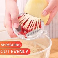 kitchen tools fruit and vegetable peeler vegetable shredding tool stainless steel blade easy to clean replace function 3 in 1