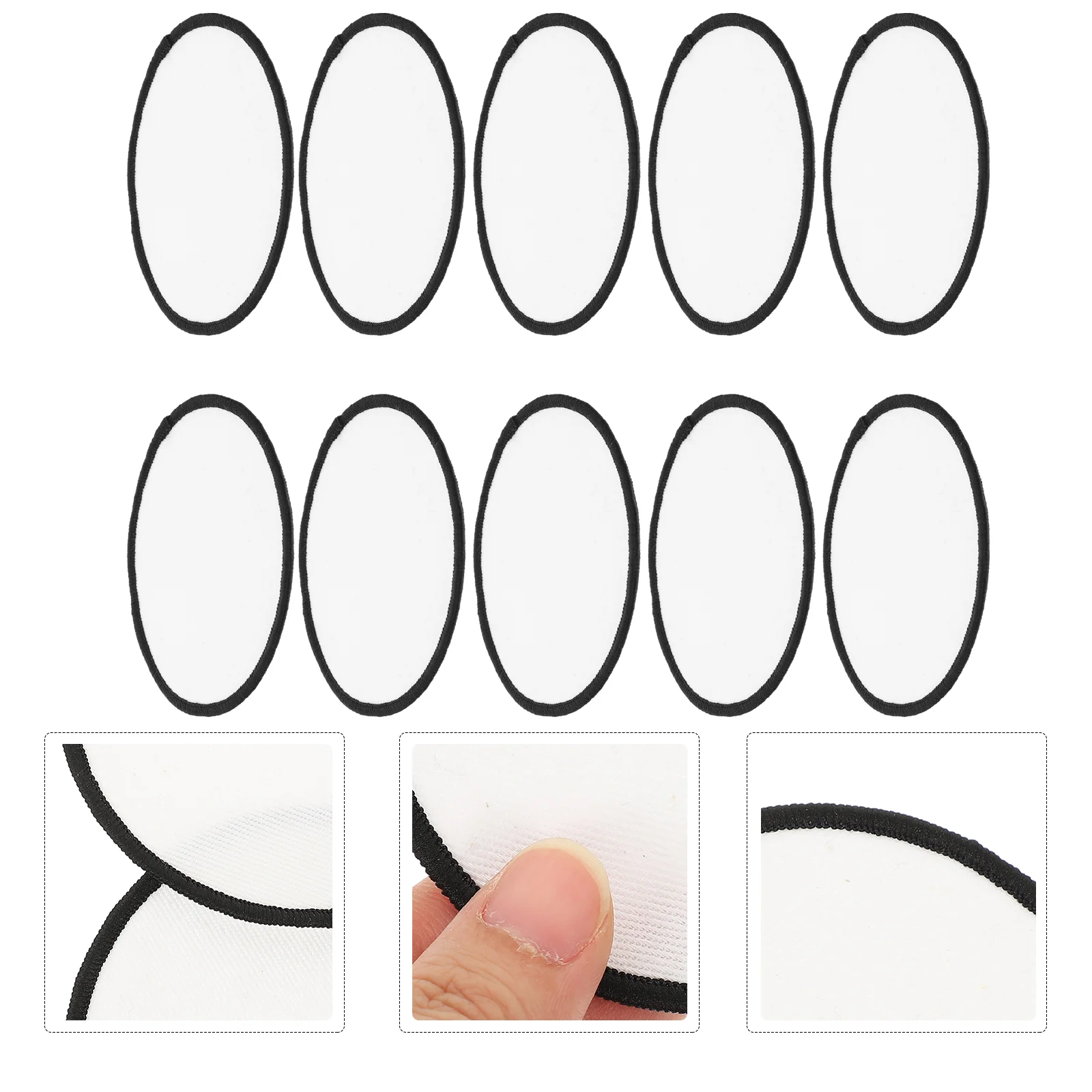

Blank Patch Sublimationiron Transfer Repair Heat Embroidery Diy Hat Jeans Hats Roundappliques Fabric Clothing Clothes Backpacks