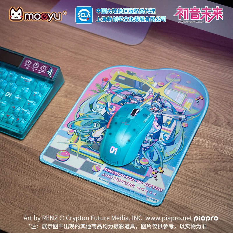 Коврик для мыши Hatsune Miku 28x21 см персонализированный игровой коврик особой формы