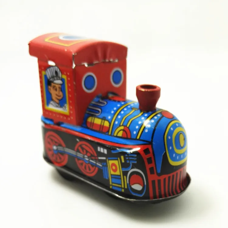 1 шт. Забавный подарок для детей заводные игрушки Ретро паровой поезд пожарная