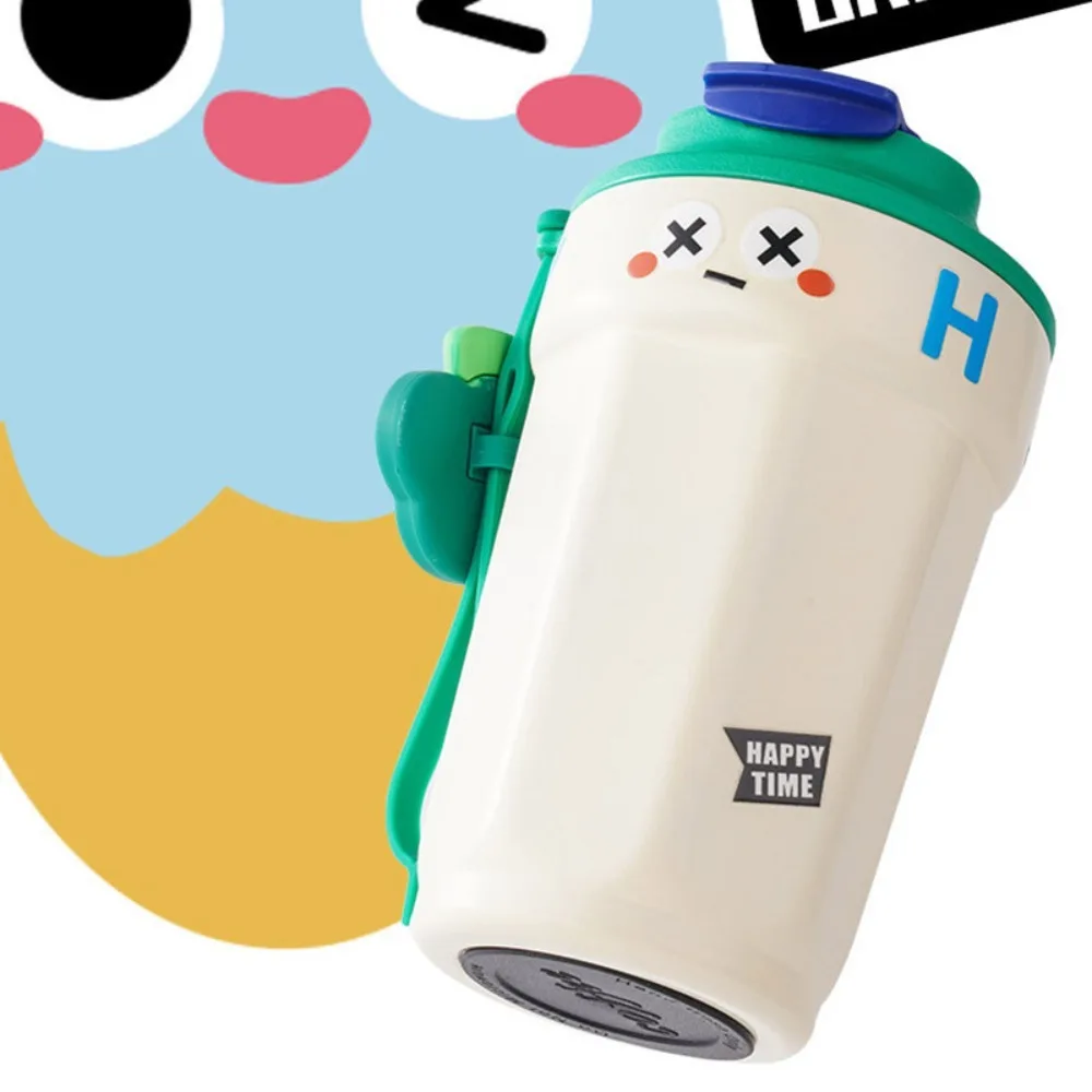 Портативная кофейная чашка с большой емкостью 450 мл пластиковая фотография