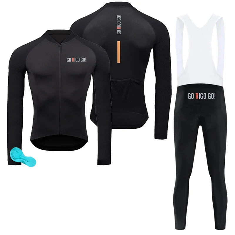 2024 осенний велосипедный комплект go rigo длинная Джерси велосипедная форма MTB
