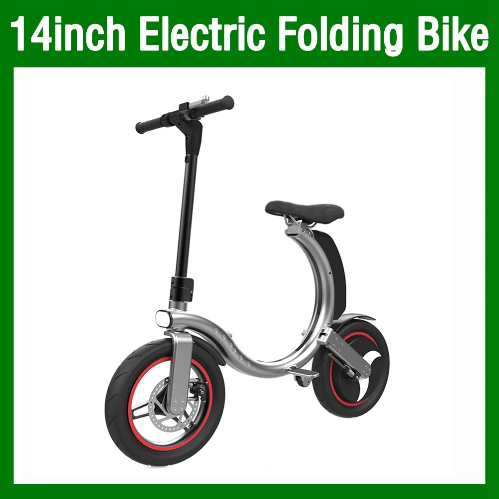 

14inch Electric Folding Bicycle 450W Off-Road ATV Foldable Long Range Safety Powerful Battery Bike For Adults Kids Scooter Bikes