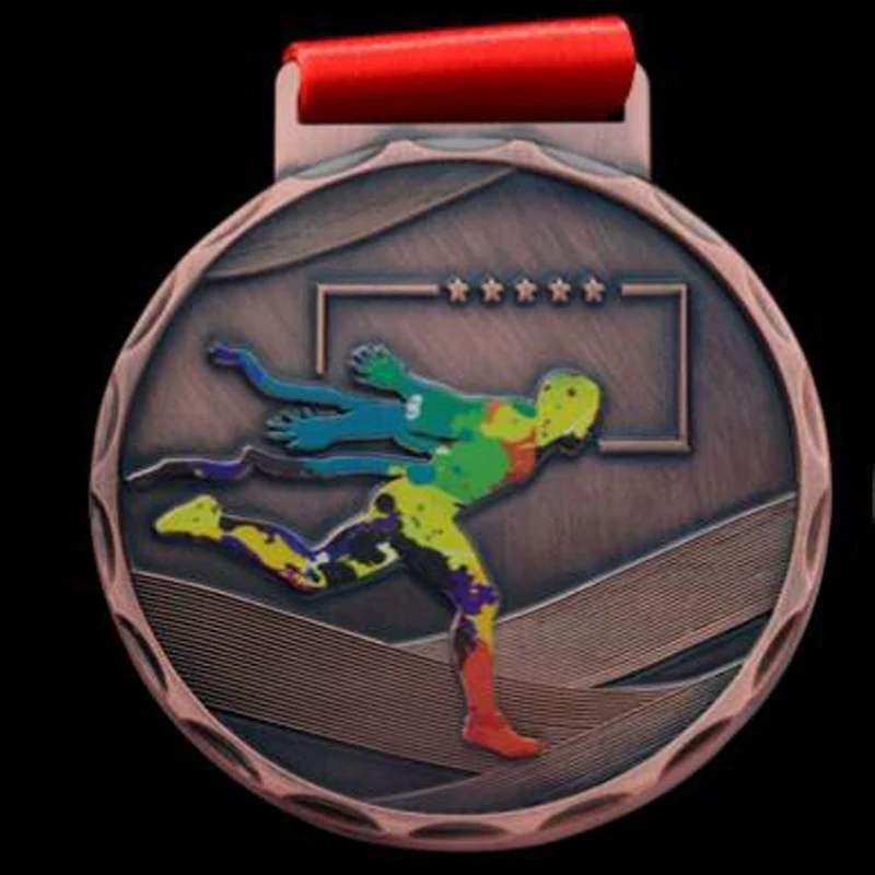 Металлическая марафонская медаль креативная Настройка сувениры для