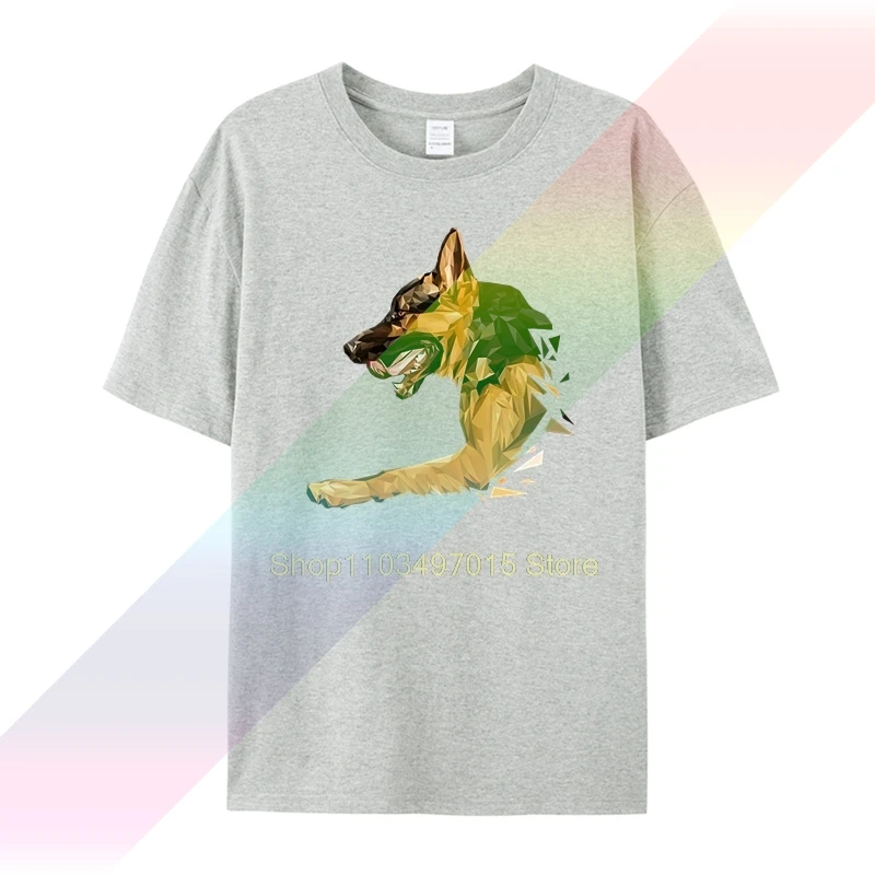 Футболка с изображением немецкой овчарки