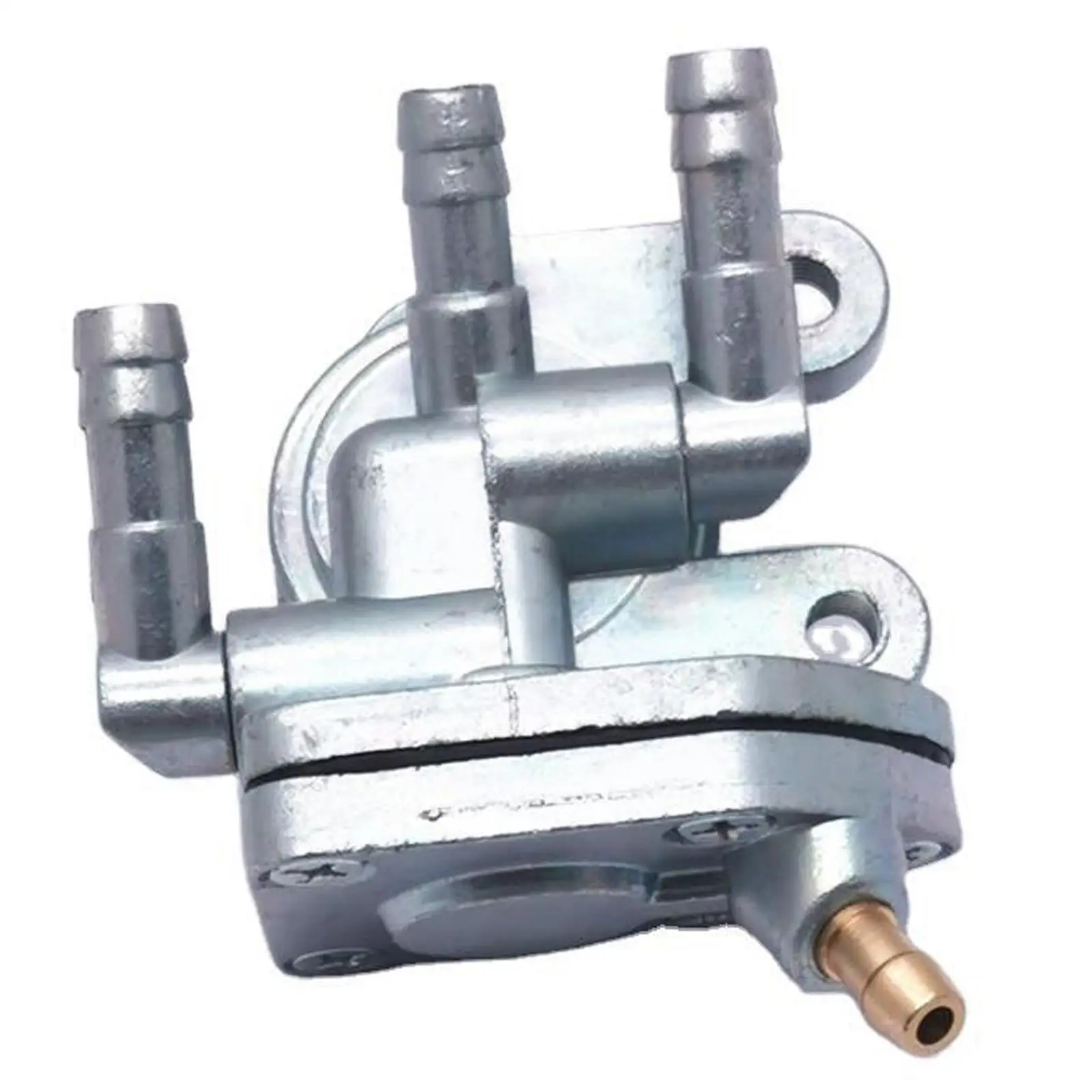 

Motorcycle Gas Tank Fuel Valve Petcock Switch, 2Uj-24500-00 Replacement for 250 XV250 Engine Parts Shut Off Valve Switch Silver