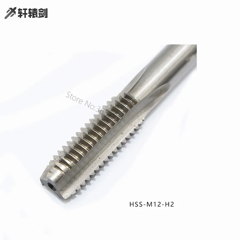 

1PC M12 HSS Straight Flute Machine Thread Tap M12x1.25 M12x1 M12X1.5 13X1.75 HSS H2 Tap Bit Right Hand Threading Drill Tool