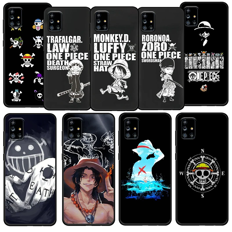 

Hot Anime One Piece Cool For Samsung Galaxy A72 A71 A52 A51 A73 A53 A32 A12 A21S Silicone Soft Black Phone Case Cover Funda Capa