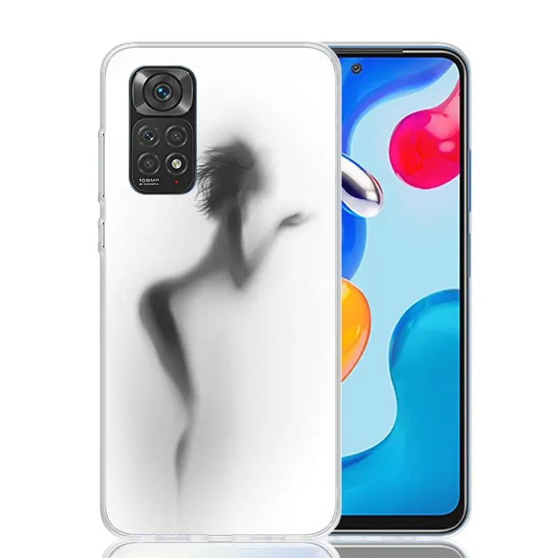 Женские силуэты сексуальный чехол для телефона девочек Xiaomi Redmi Note 13 12S 12 11S 11T 11E Pro
