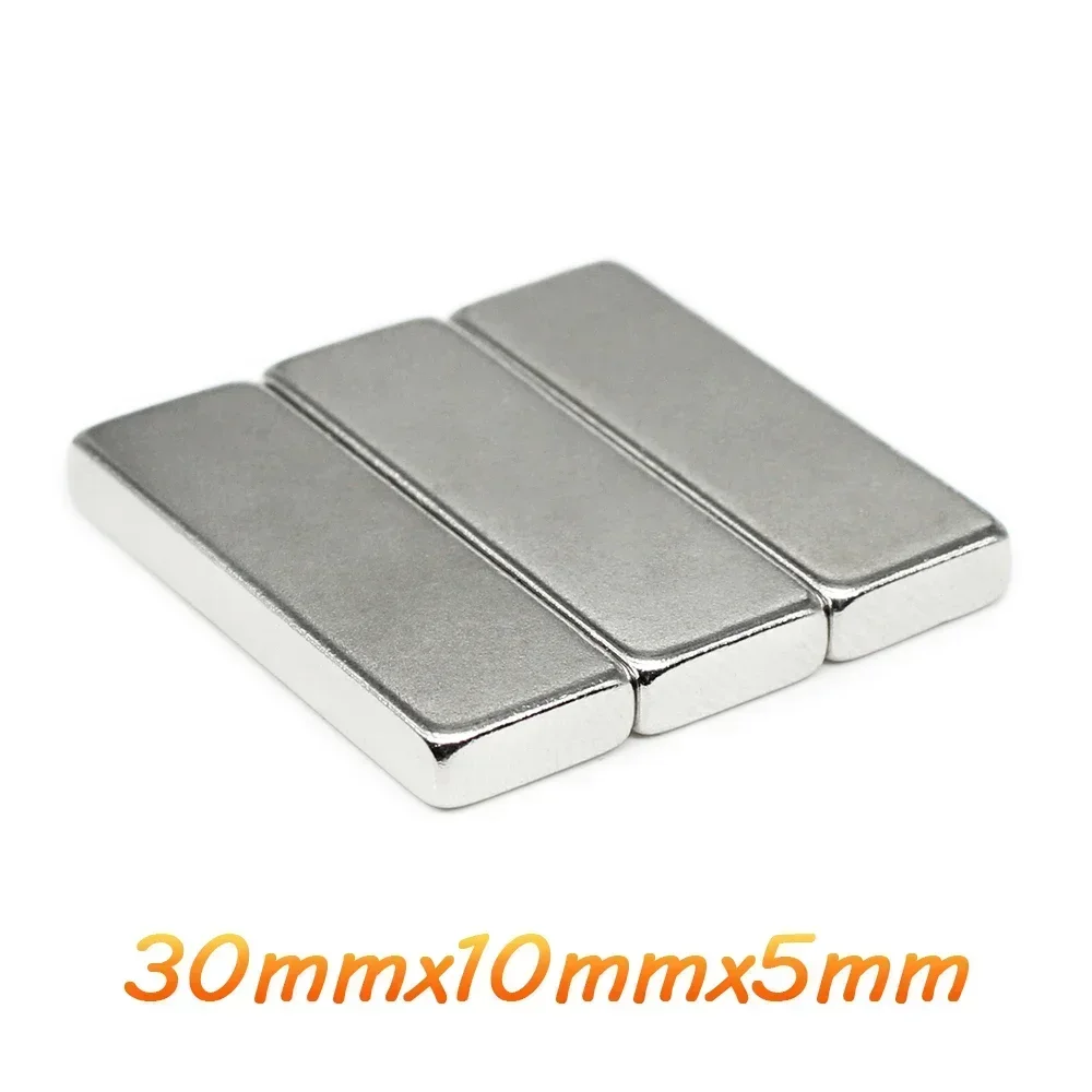Неодимовый магнит NdFeB 30 х10х5 20 шт. супермощный блок мм редкоземельный