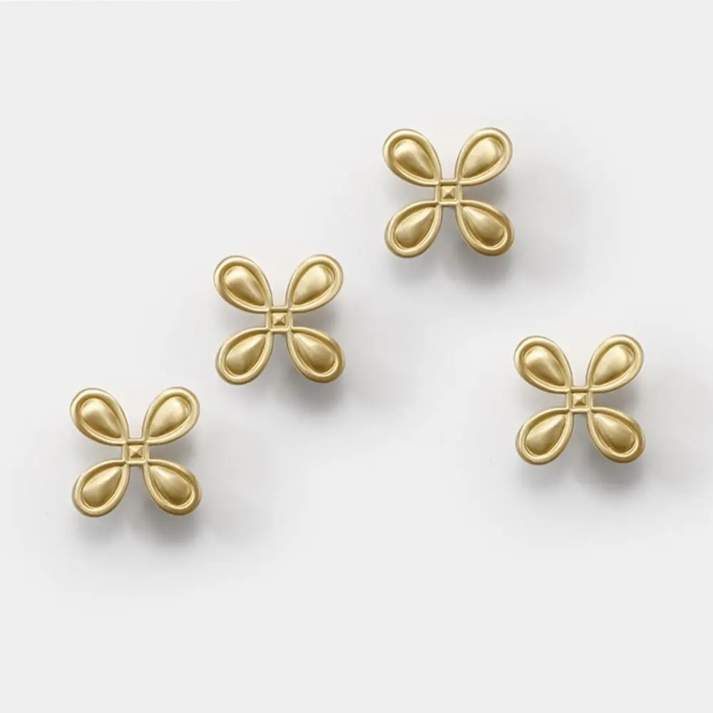 Латунные дверные ручки медное уплотнение глазурь в форме цветка выдвижной ящик