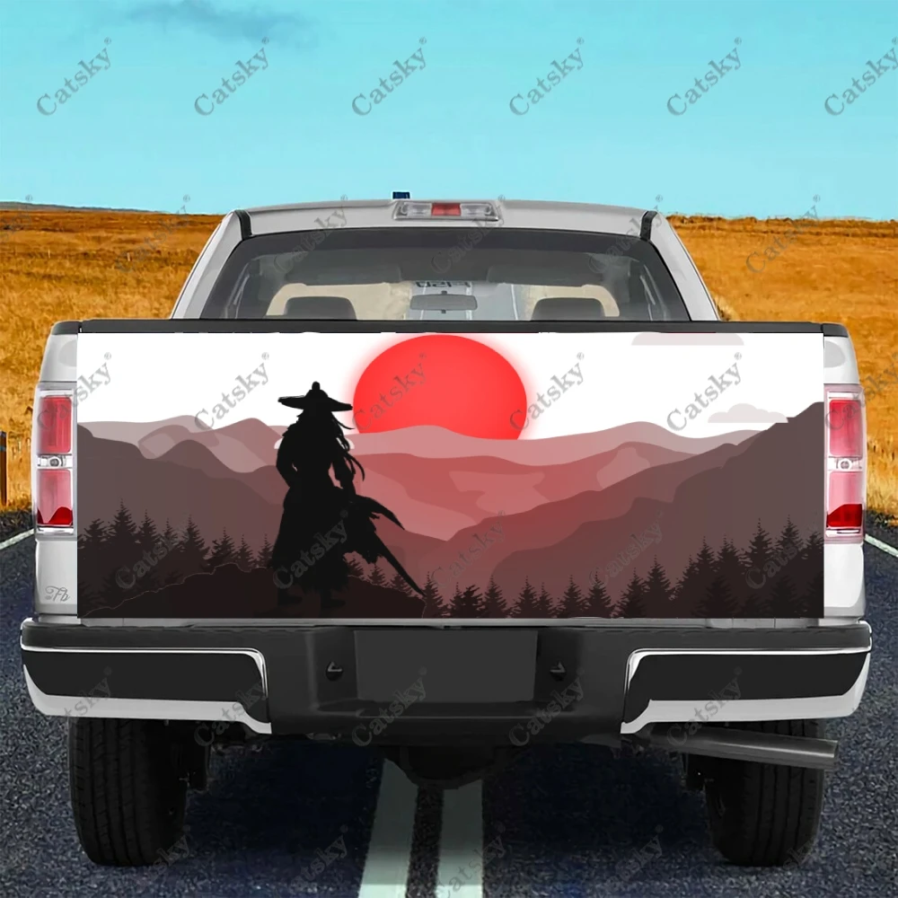 

samurai japan Car stickers truck rear tail modification painting suitable for truck pain packaging accessories decals