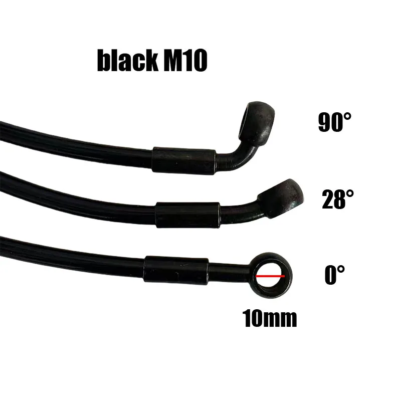 Гидравлический тормозной шланг с оплеткой из нержавеющей стали AN3 Moto усиленная