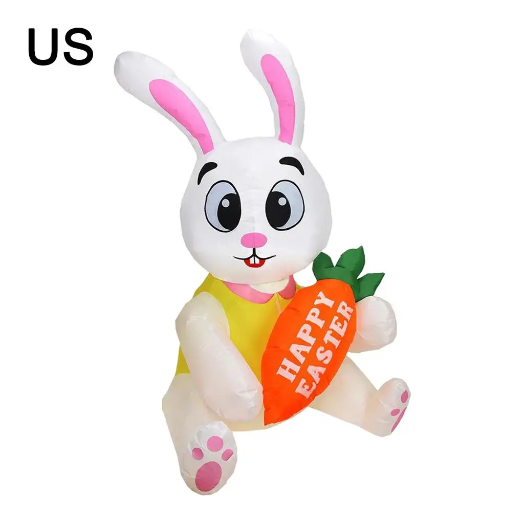 150cm Large Inflatable Easter Bunny Rabbit Outdoor Holiday Yard Party Decor