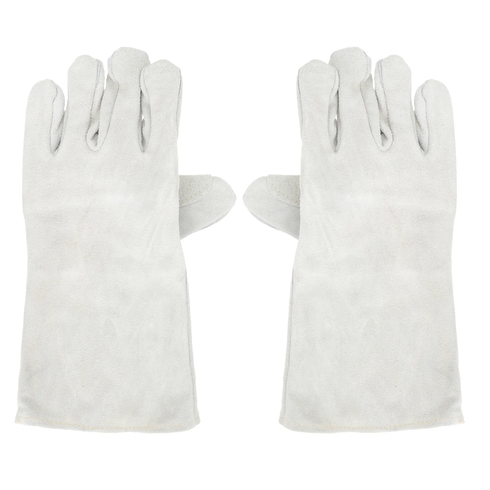 

Gloves Welding Worksafety Cowhide Mittens Fabricator Gardening Carpenter Proof Thorn Farming Menmitts Industrial Resistant Heat
