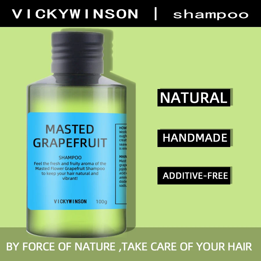 

VICKYWINSON Gardenias Grapefruit Shampoo 100ml Gel Lasting Fragrance Factory Direct Sales Perfume Men's and Women's Shampoo Show