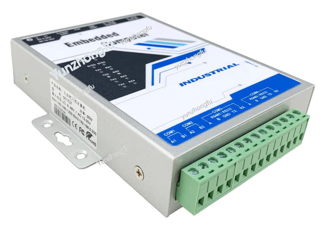 

Два сетевых порта поддерживают вторичную разработку GT6657, промышленный компьютер, последовательный серверный многоядерный процессор A9