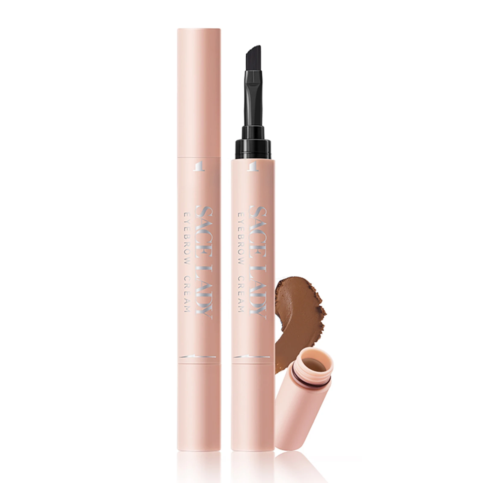 

2In1 Eyebrow Cream Waterproof Long-term Tattoo Brush Colored Pen Eye Makeup Long Lasting Professional Sweat-proof Eyebrow