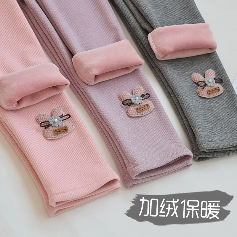 Детские осенне-зимние утепленные леггинсы для девочек | Детская одежда и обувь