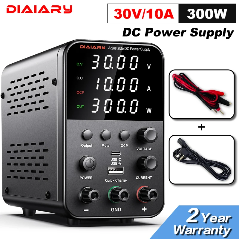 Лабораторный источник питания 30 в 10 А, регулятор тока, переключатель питания, регулируемый регулятор напряжения, настольный источник, цифровой 60 в 5 А