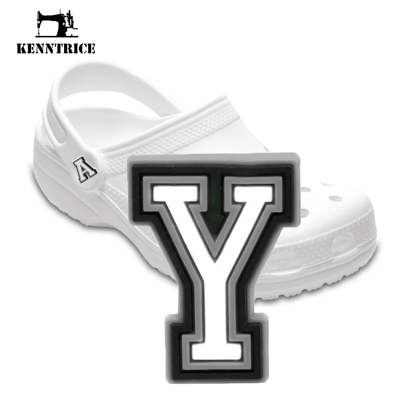 

Буквы Y номера Серия 3 шт. подвески для Крока силиконовые сандалии орнамент DIY Браслеты ПВХ садовые шлепанцы украшение оптовая продажа